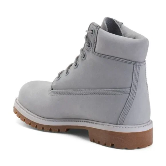 New TIMBERLAND Leather Premium Waterproof Lace Up Boots (Big Kid)